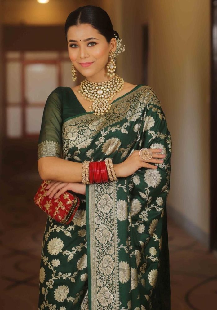 Aaradhya banarasi silk saree