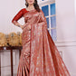 Chandrika Red Banarasi Silk Saree