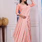 Zarika Peach Banarasi silk saree