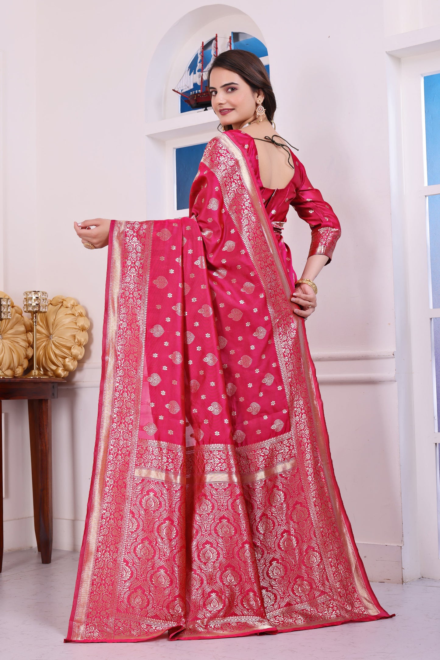 Rudrani Rani Banarasi silk saree