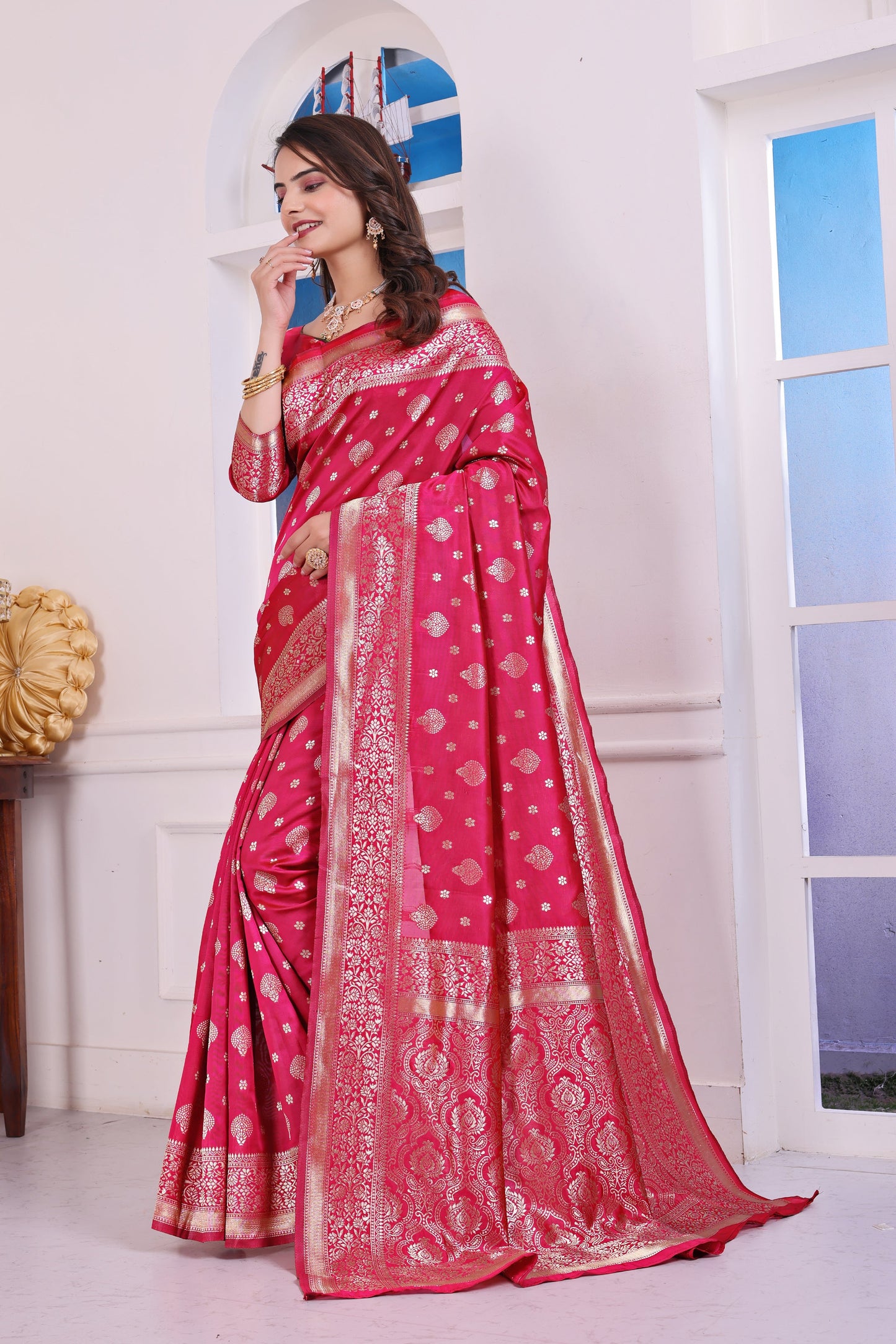 Rudrani Rani Banarasi silk saree