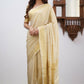 Sharini – Traditional Beige Soft Silk Saree with Refined Weaves