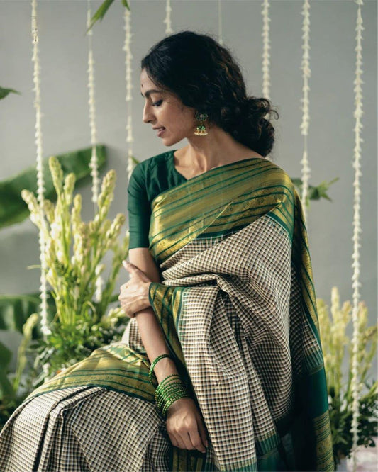 Wamika Kanchipuram Silk Saree