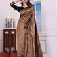 Aarohi Black Banarasi Silk Saree
