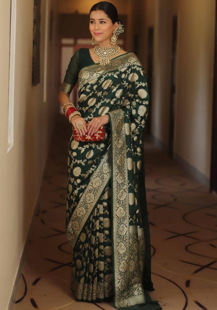 Aaradhya banarasi silk saree