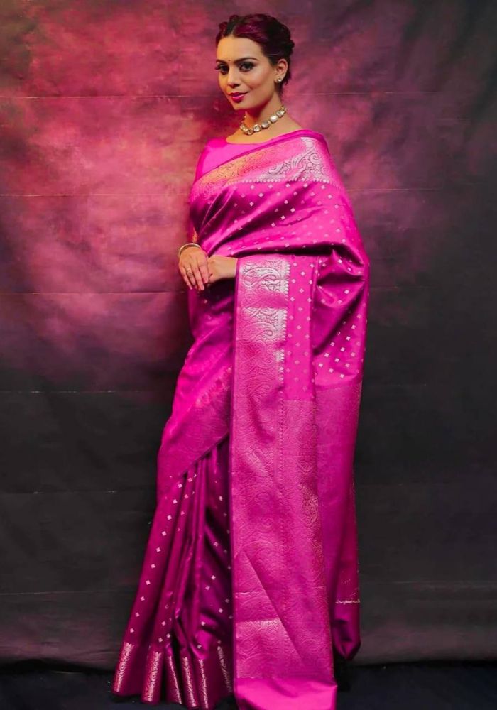 Suhani Rani Banarasi Silk Saree