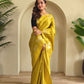 Varnika – Yellow Banarasi Soft Tissue Silk Saree of Subtle Charm
