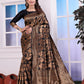 Antara Black Banarasi Silk Saree