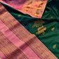 Enticing Dark Green Soft Banarasi Silk Saree With Marvellous Blouse Piece