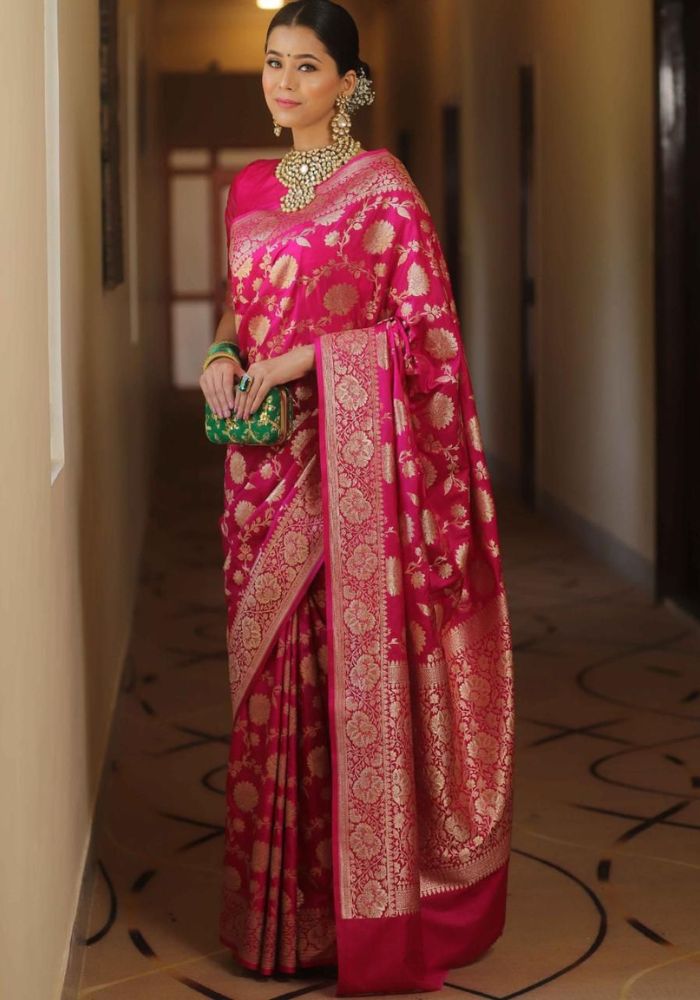 Aaradhya Banarasi silk saree