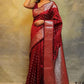 Suhani Maroon Banarasi Silk Saree