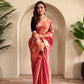Varnika – Pink Banarasi Soft Tissue Silk Saree of Subtle Charm