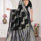 Aura Black Banarasi Silk Saree