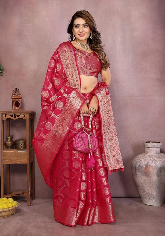 Sandhya Rani Organza Silk Saree