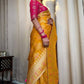 Tisha Gold Banarasi Silk Saree