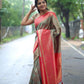 Delectable Sea Green Soft Silk Saree With Flattering Blouse Piece