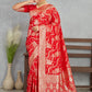 Sita Red Banarasi Soft Silk Saree