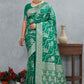 Sita Green Banarasi Soft Silk Saree
