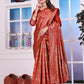 Antara Red Banarasi Silk Saree