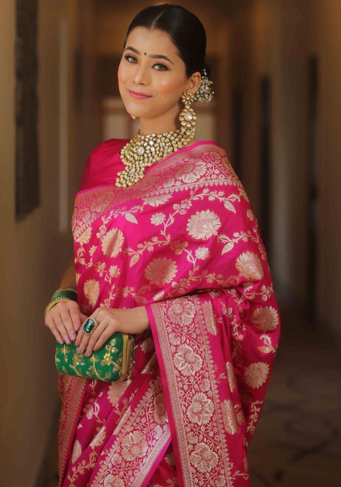 Aaradhya Banarasi silk saree