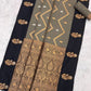Ruvika – Banarasi Soft Silk Saree in Grey with Ornamental Border