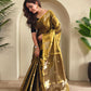 Varnika – Golden Banarasi Soft Tiuuse Silk Saree of Subtle Charm