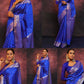 Suhani R.blue Banarasi Silk Saree