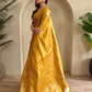 Varnika – Mustard Banarasi Soft Tiuuse Silk Saree of Subtle Charm