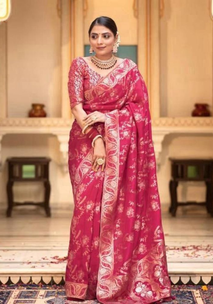 Anarkali Rani banarasi silk saree