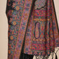 Glamorous Black Pashmina Saree With Artistic Minakari Work