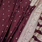 Tavisha – Deep Maroon Banarasi Soft Silk Saree with Intricate Paisley Zari Weaving