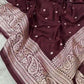 Tavisha – Deep Maroon Banarasi Soft Silk Saree with Intricate Paisley Zari Weaving