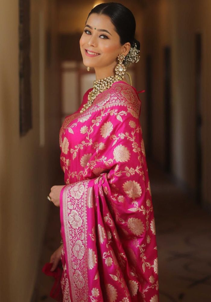 Aaradhya Banarasi silk saree