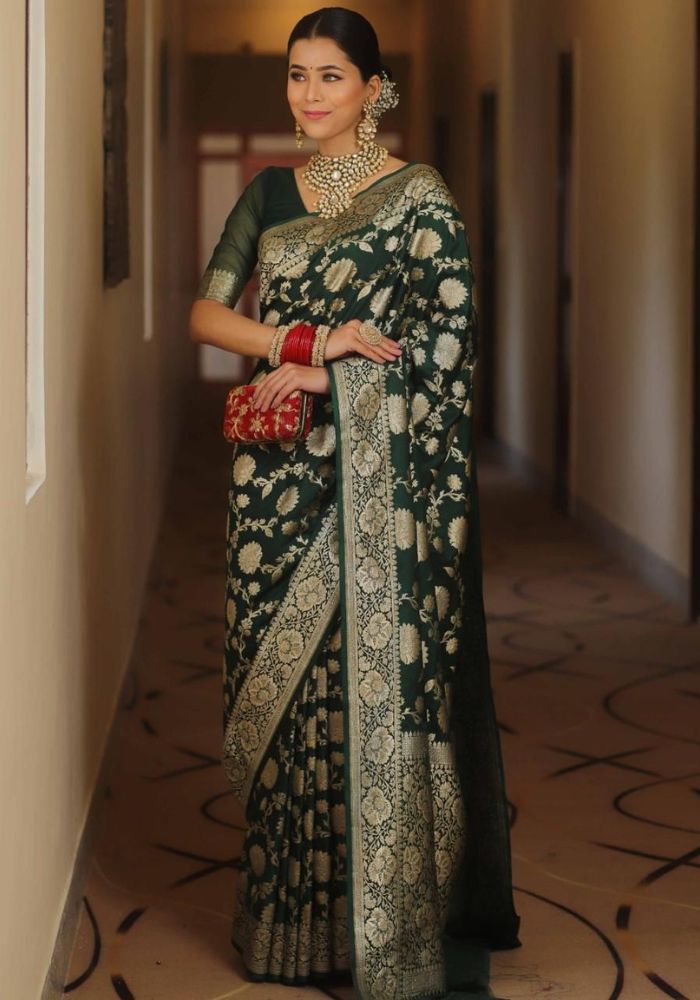 Aaradhya banarasi silk saree