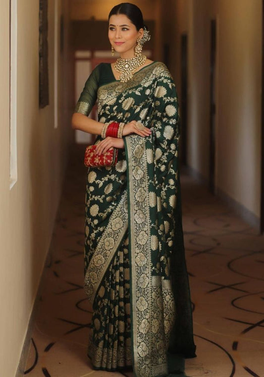 Aaradhya banarasi silk saree