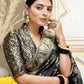 Anarkali Black banarasi silk saree