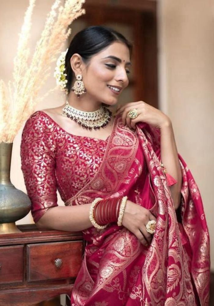 Anarkali Rani banarasi silk saree