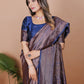 Aarohi N.Blue Banarasi Silk Saree