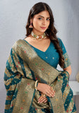 Aarvi organza silk saree