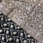 Black Banarasi Katan Silk Saree