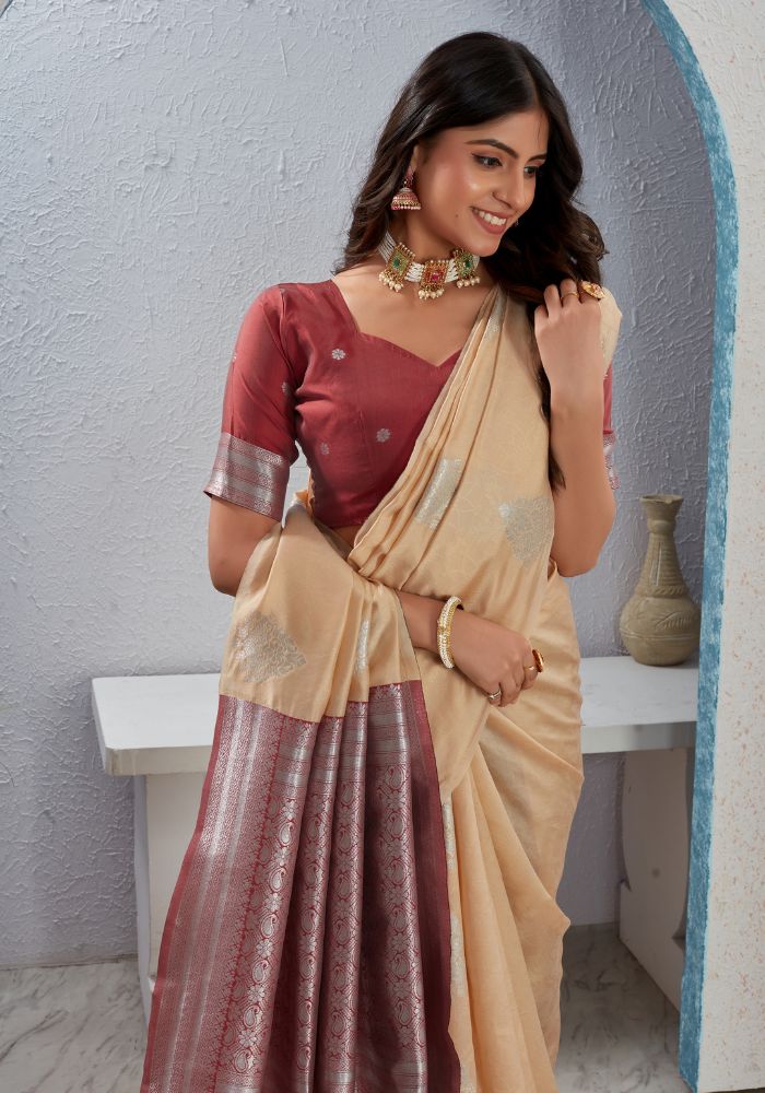 Sanvi  Kanchipuram silk saree