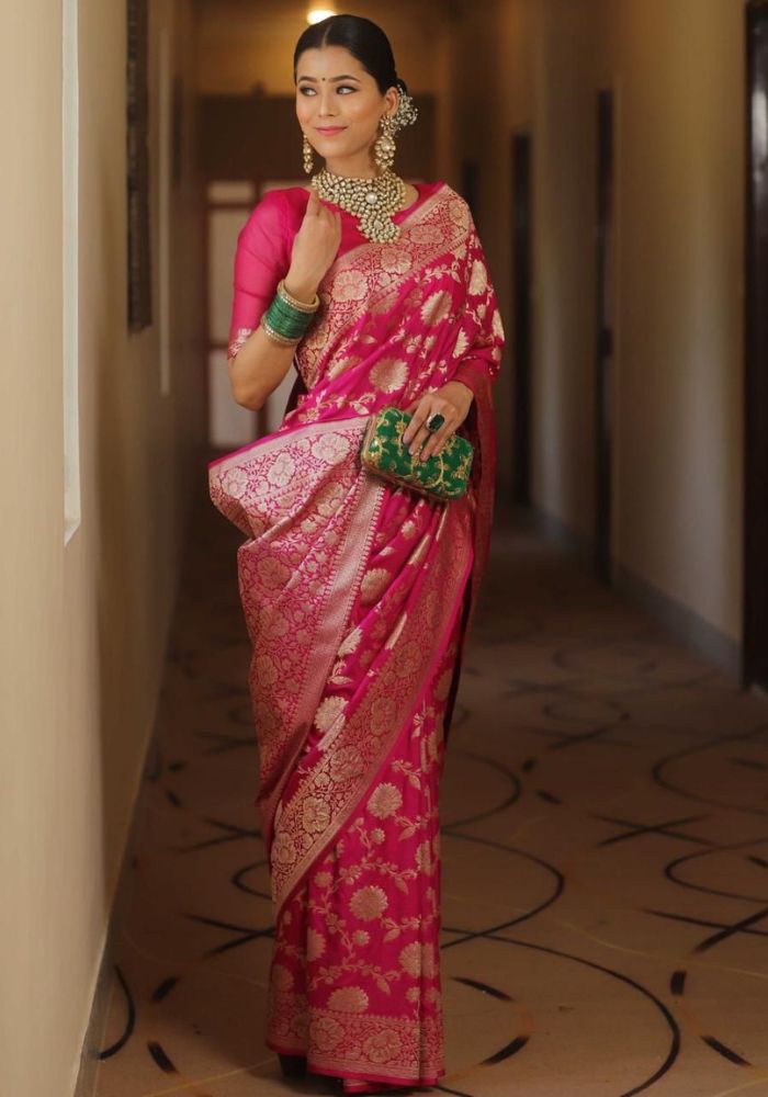 Aaradhya Banarasi silk saree