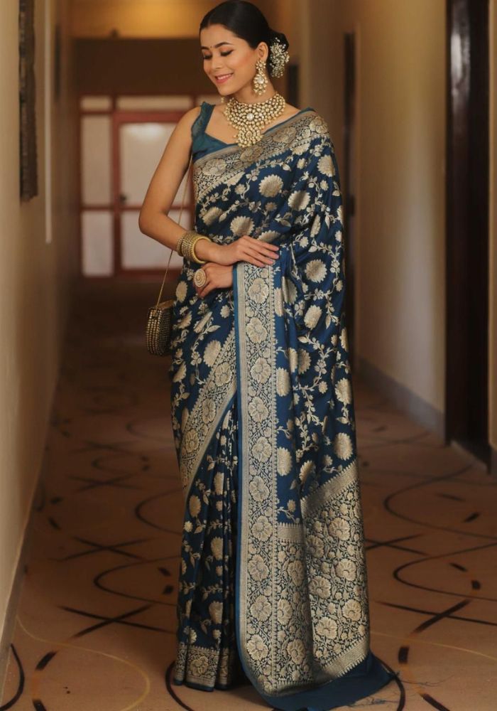 Aaradhya Banarasi silk saree