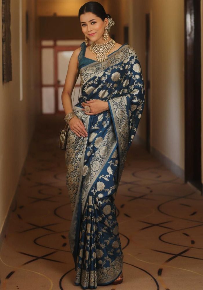 Aaradhya Banarasi silk saree