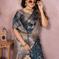 Sandhya Morepeach Organza Silk Saree