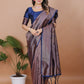 Aarohi N.Blue Banarasi Silk Saree