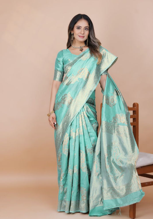 Aura Banarasi Silk Saree