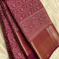 Bindu Banarasi Silk Maroon Saree