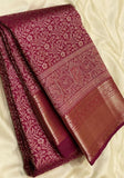 Bindu Banarasi Silk Maroon Saree