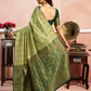 Chandni Pista Silk saree
